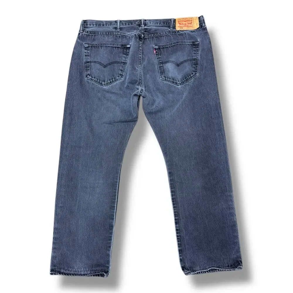 Levi's 501 Button Fly Faded Black 42x32